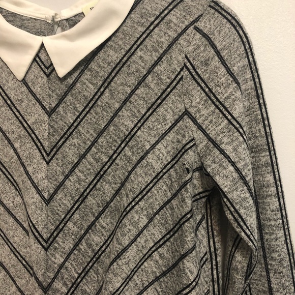 3 FOR $30 -- Monteau Tie Front Collared Sweater (M) - Picture 9 of 10